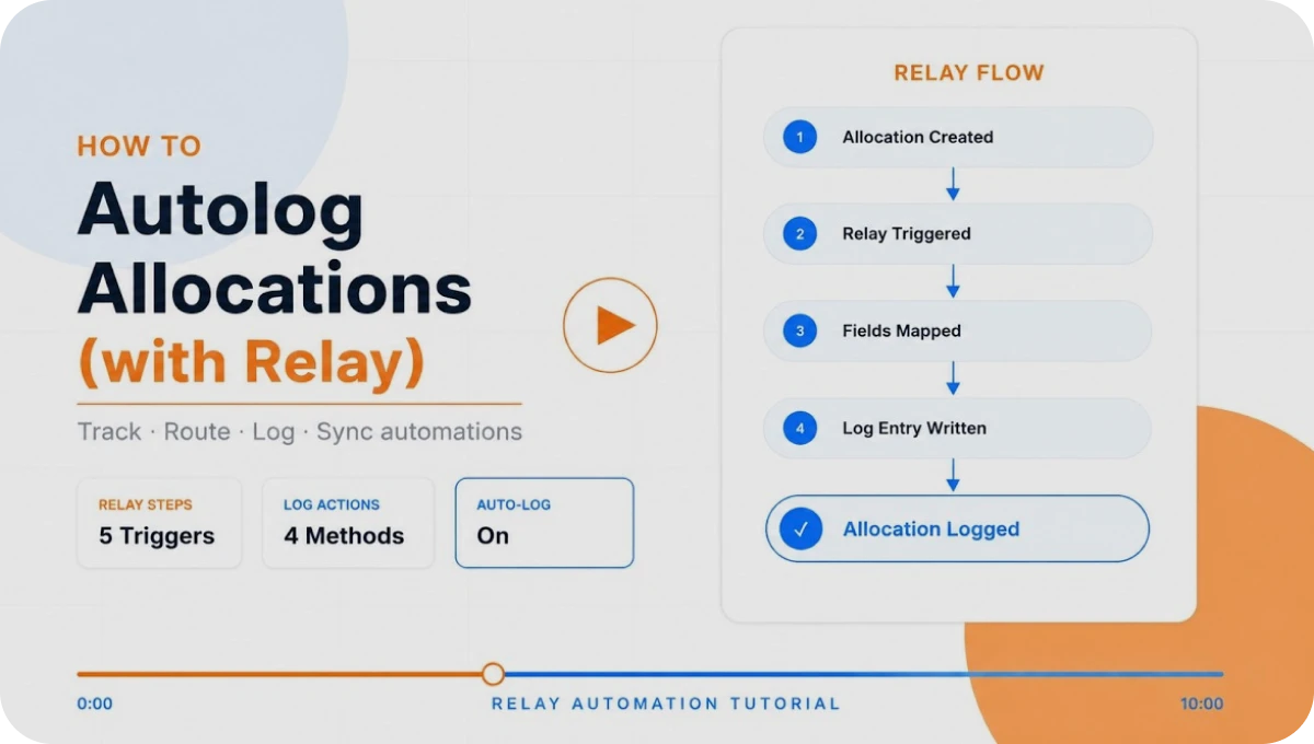 How to Autolog Allocations with Relay img