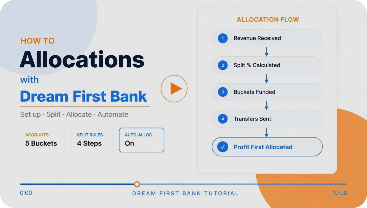 How to Make Automated Allocations with Dream First Bank img